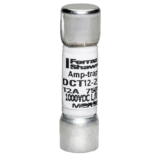 Fuse DCT - Midget - Fast-Acting 750VAC 1000VDC 12A Ferrule image 1