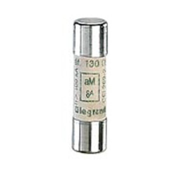 HRC cartridge fuse - cylindrical type aM 10 x 38 - 1 A - w/o indicator image 1