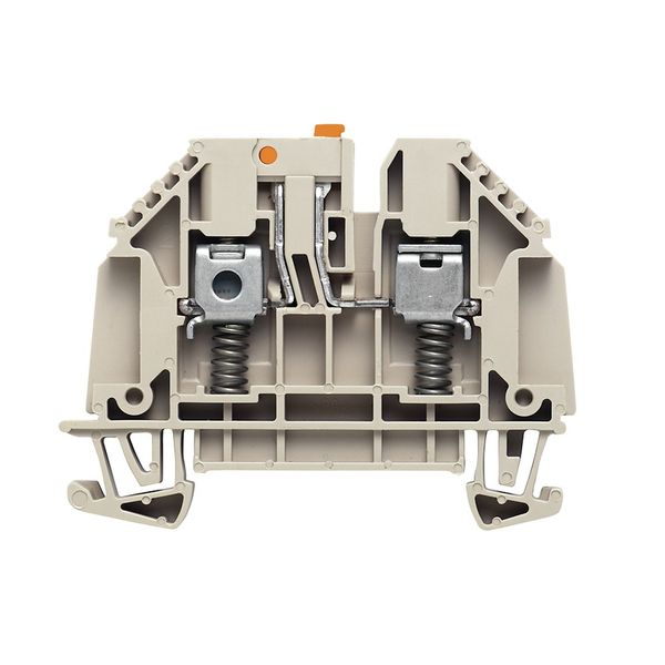 Test-disconnect terminal, Screw connection, 4 mm², 500 V, 32 A, Pivoti image 1