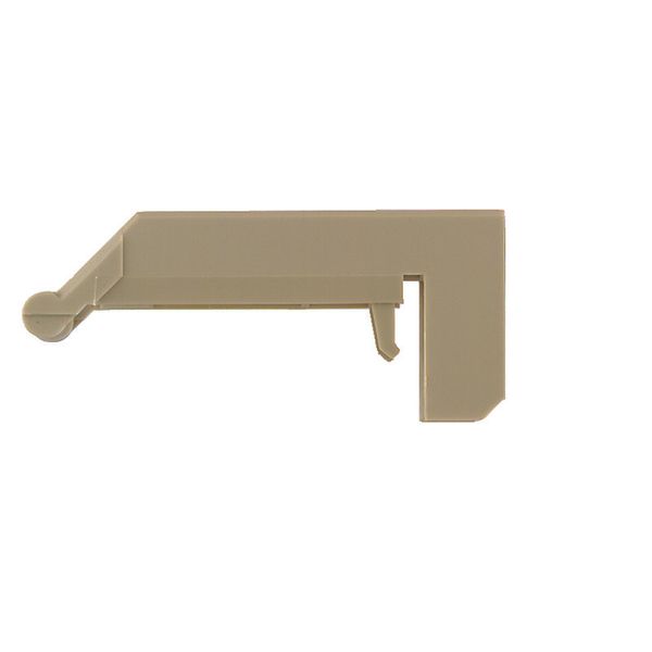 Terminal cover, Polyamide 66, beige, Height: 51.5 mm, Width: 25.7 mm,  image 1