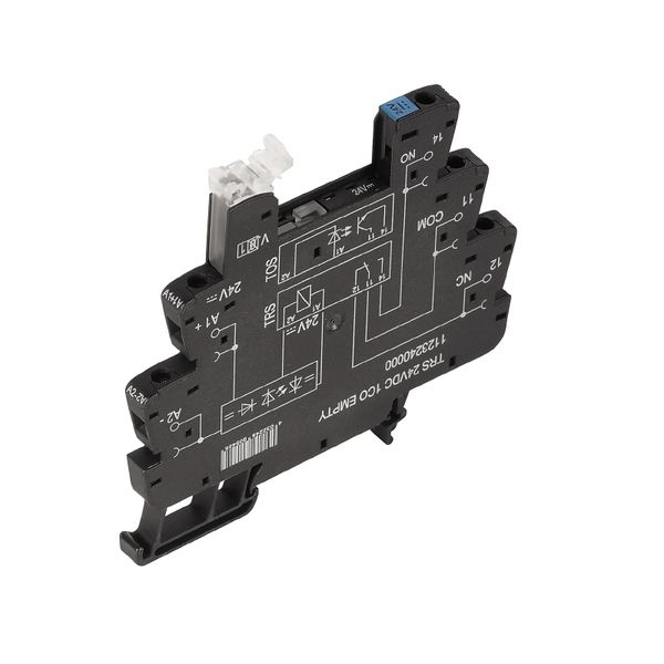 Relay socket, IP20, 230 V UC ±10%, Rectifier, 1 CO contact , 10 A, Scr image 1