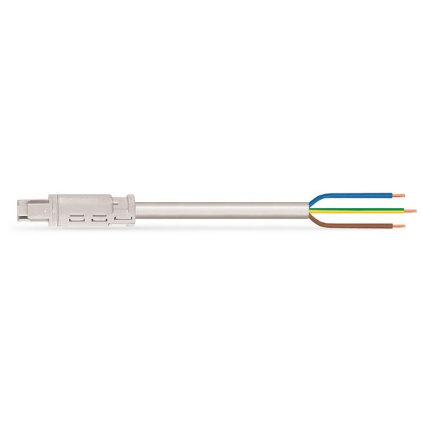 pre-assembled connecting cable;Eca;Socket/open-ended;white image 4