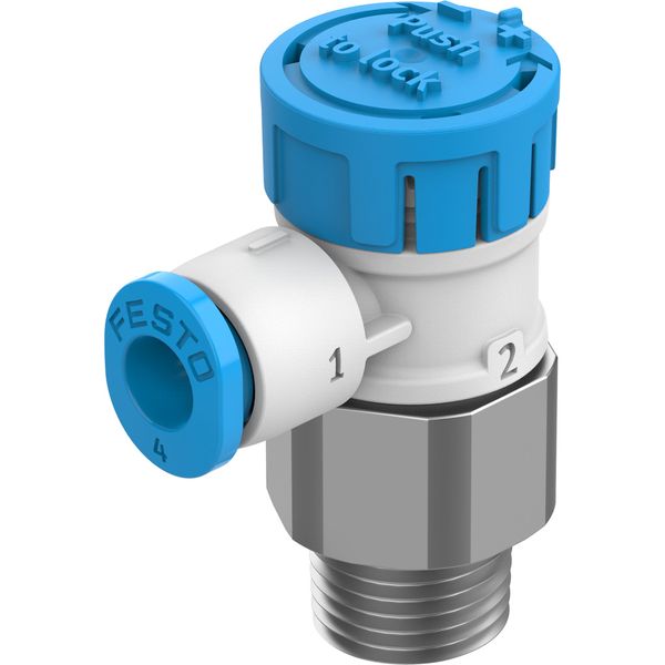 VFOE-LE-T-R18-Q4 One-way flow control valve image 1