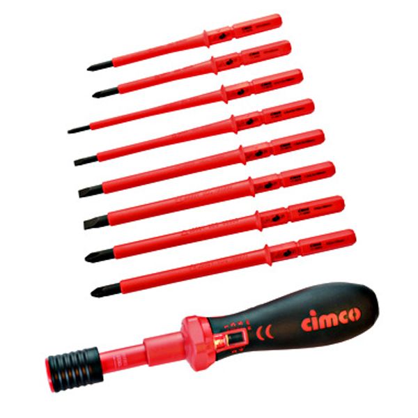 VDE torque screwdriver set, 9-piece image 1