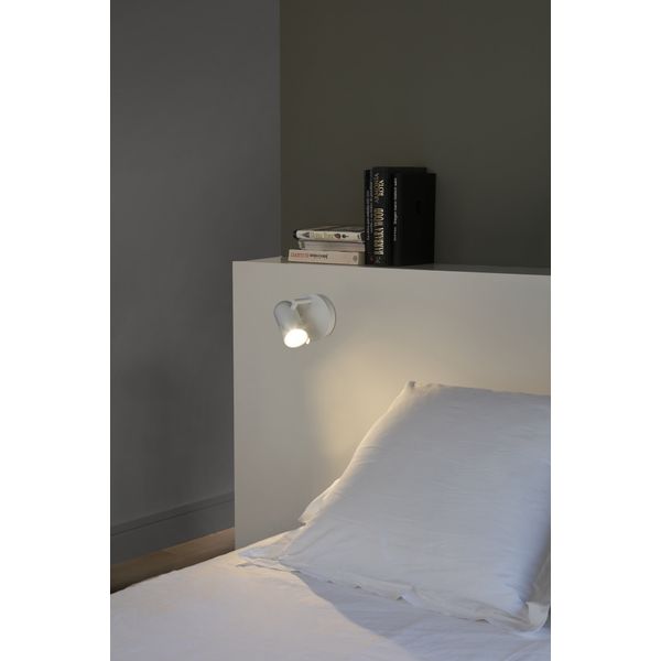 ORLEANS WHITE WALL LAMP 1L image 1