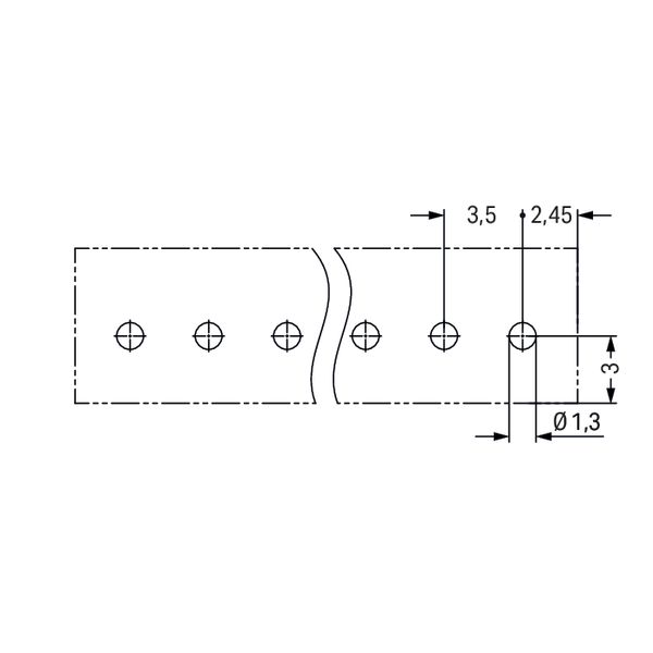 THT male header 0.8 x 0.8 mm solder pin angled black image 5