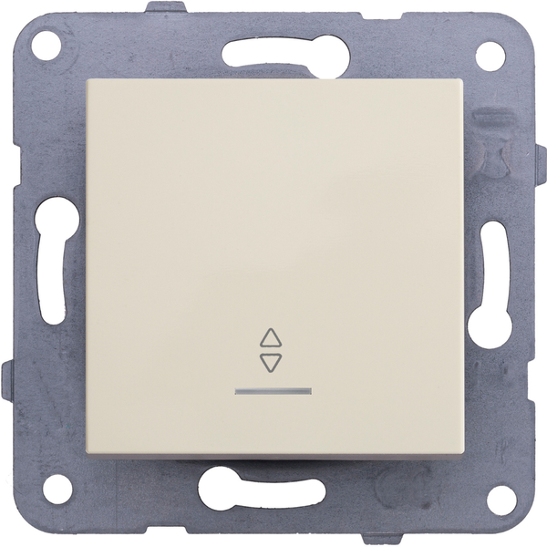 Karre-Meridian Beige (Quick Connection) Illuminated Two Way Switch image 1
