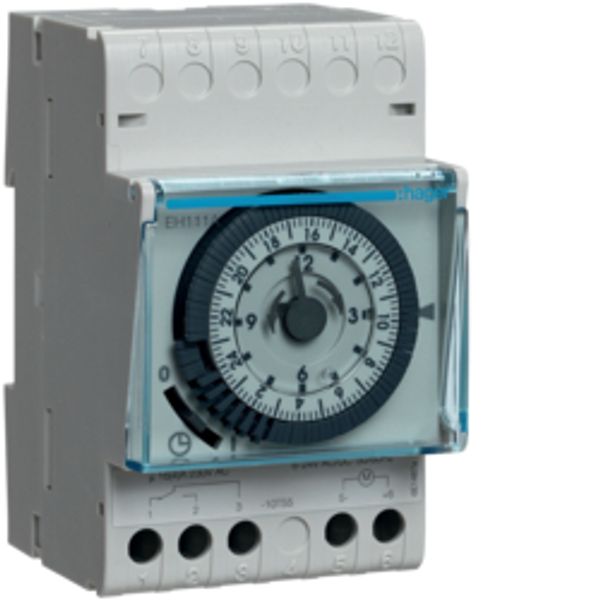 TIMER SWITCH 24H WITH RESERVE 3M 6-24V AC/DC image 1