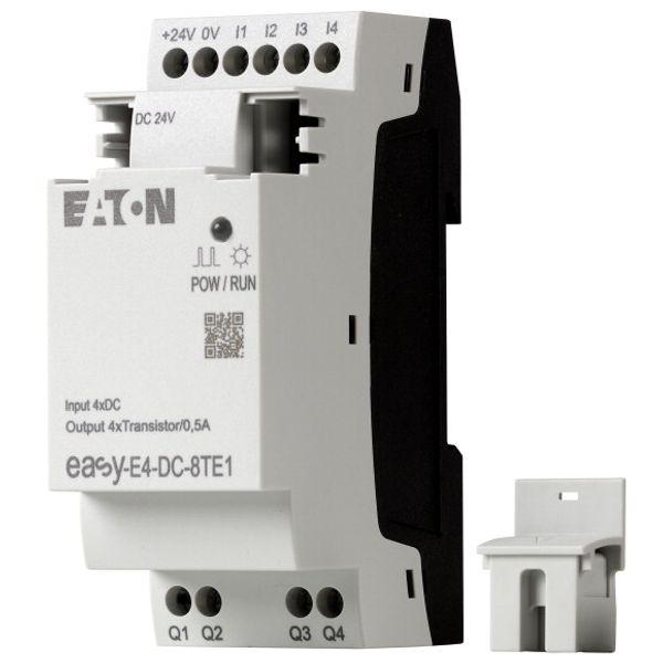 I/O expansion, For use with easyE4, 24 V DC, Inputs expansion (number) digital: 4, screw terminal image 2