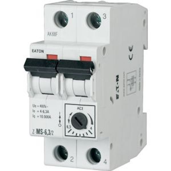 Motor-Protective Circuit-Breakers, 4-6, 3A, 2 p image 2