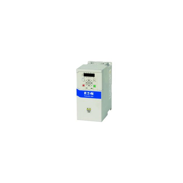 Variable frequency drive, 230 V AC, 3-phase, 17.5 A, 4 kW, IP20/NEMA0, Radio interference suppression filter, 7-digital display assembly, Setpoint pot image 1