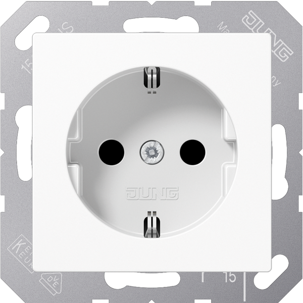 SCHUKO® socket 16 A 250 V ~ A1520WW image 1