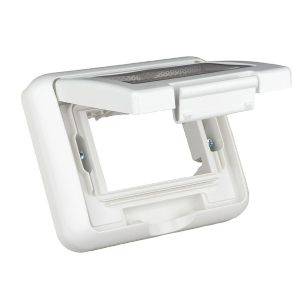 Outdoor flush mount box, IP55, transparent lid, 2M, white image 5
