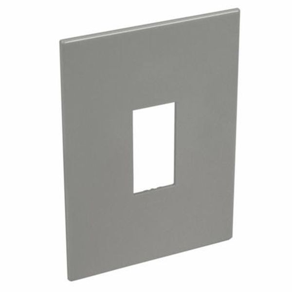 Arteor™ - American and South African standard plate 1 vertical square modules for 2'' x 4'' box - Magnesium image 1