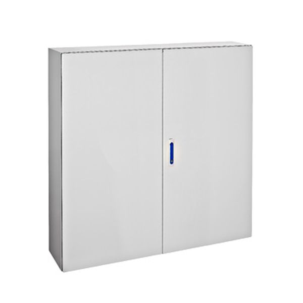 Wall-mounted enclosure 2 doors IP54 H=1200 W=1200 D=300mm image 1