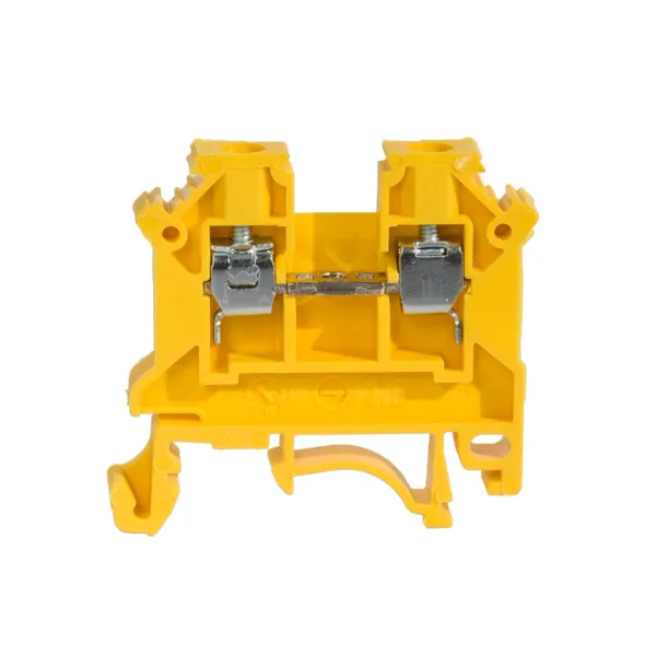 Rail-mounted screw terminal block ZSG1-2.5Nz yellow image 1