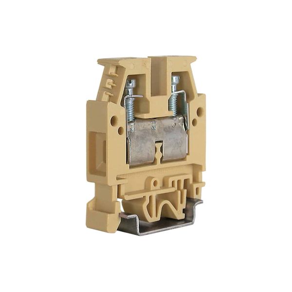 Screw terminal block 10mm2, 1-level, blue color, CBD series image 1