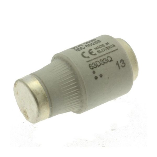 Fuse-link, low voltage, 63 A, AC 500 V, D3, 27 x 16 mm, gR, IEC, fast-acting image 10