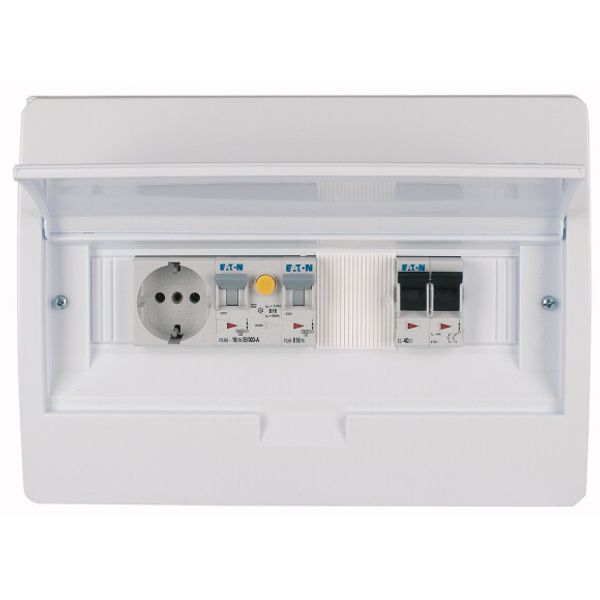 PV DBO 1-phase, 1x RCBO 1x MCB 1x HS 1x socket image 1