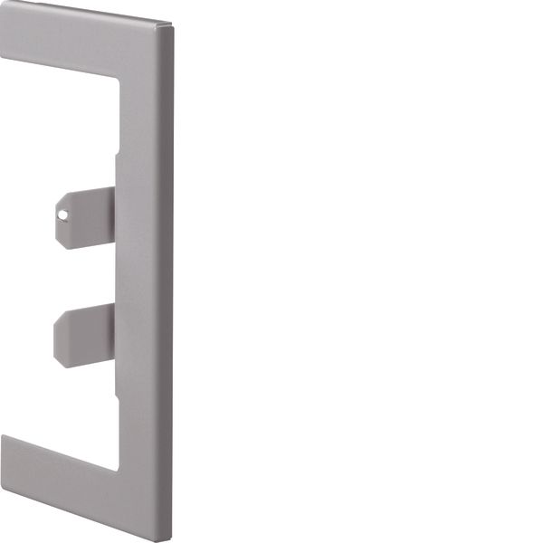 Wall cover plate for BR 68x130mm lid 80mm of sheet steel in light grey image 1