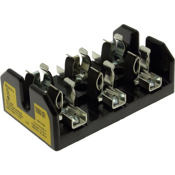 Eaton Bussmann series Class T modular fuse block, 600 Vac, 600 Vdc, 31-60A, Screw image 2