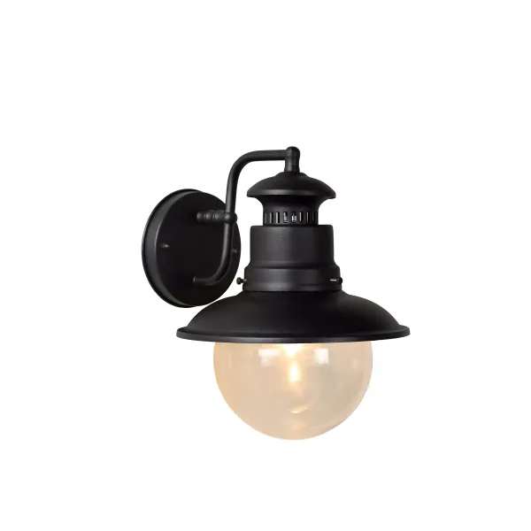 FIGO wall light  IP44 E27 L24 W21 H27cm Black image 1