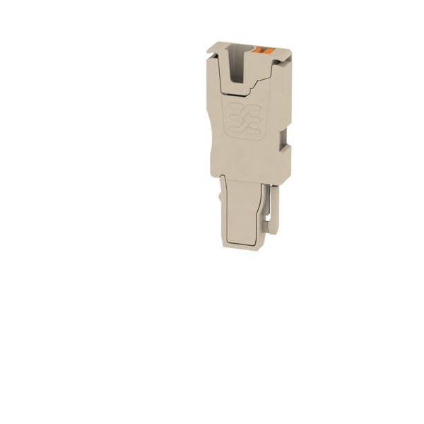 Plug (terminal), PUSH IN, 2.5 mm², 800, 24 A, Number of poles: 1, dark image 1