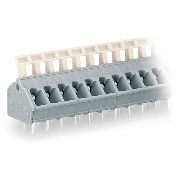 PCB terminal block push-button 2.5 mm² light gray image 3