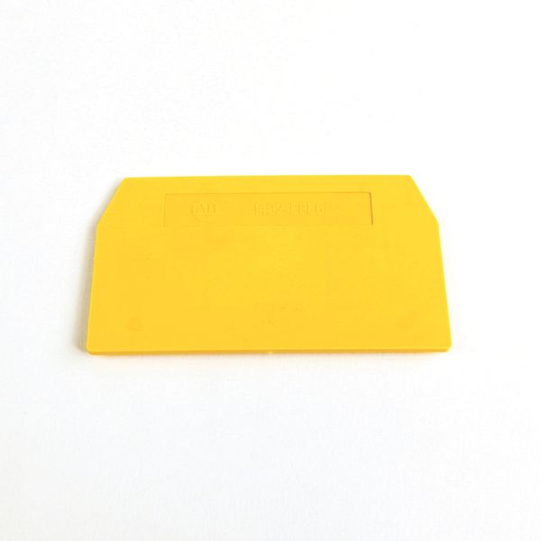 Terminal Block, End Barrier, Yellow, for 1492-L6, LG6 image 1