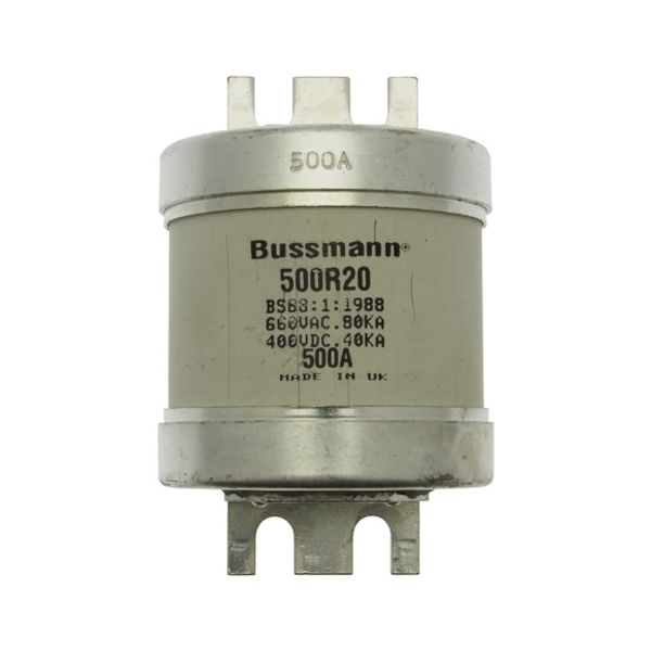 Fuse-link, low voltage, 500 A, AC 660 V, BS88, 74 x 112 mm, gL/gG, BS image 2