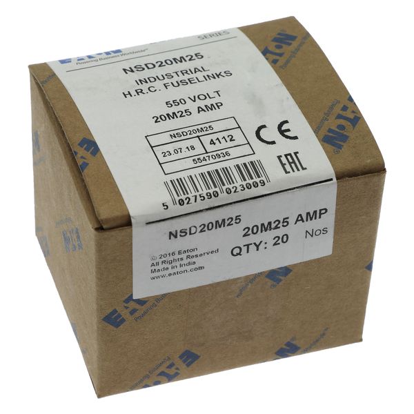 Fuse-link, low voltage, AC 415 V, BS88/F2, 18 x 59 mm, gM, BS image 13