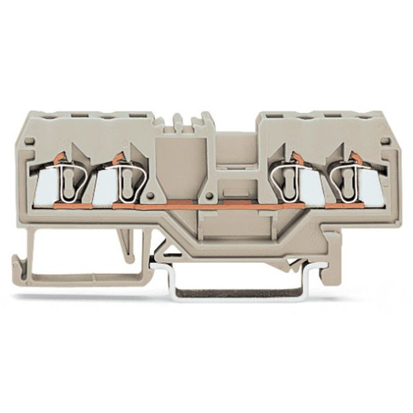 4-conductor through terminal block 2.5 mm² suitable for Ex e II applic image 2