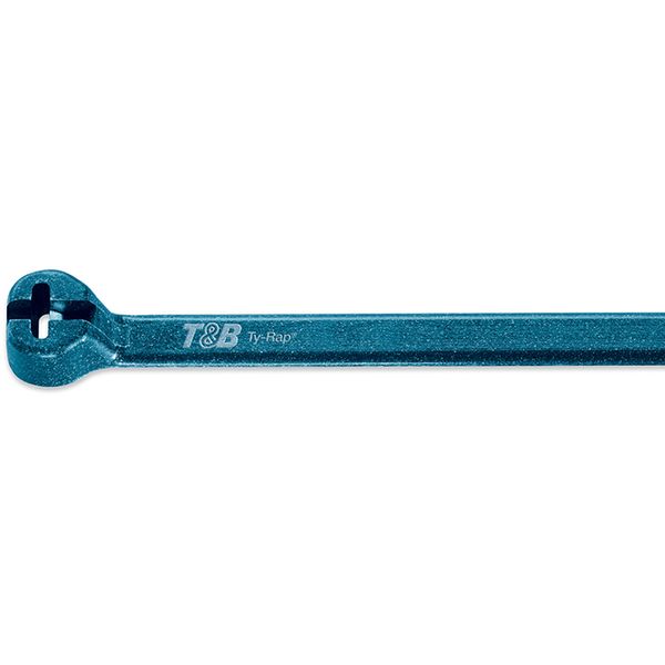 TY523M-PDT CABLE TIE 11LB 4IN BLUE PP DETECT image 2
