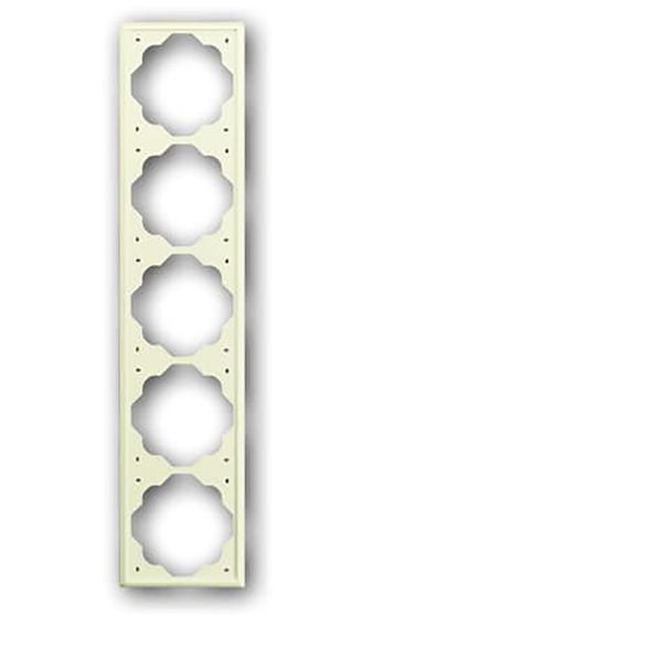1725-72 Cover Frame pure stainless steel ivory image 1