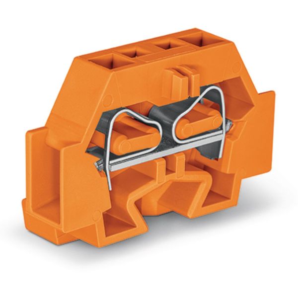 2-conductor terminal block without push-buttons with fixing flange ora image 2