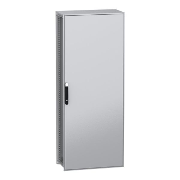 NSYSFN20840 image label Schneider Electric  PanelSeT SFN enclosure Benefit Image - Benefit + 18 + 18 3 videos Floor module electrical housing, PanelSeT SFN, decarbonized steel, 2000x800x400mm, IP55 image 1