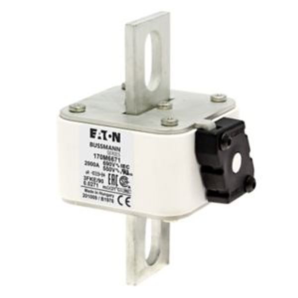 Fuse-link, high speed, 1500 A, AC 800 V, size 3, 76 x 90 x 141 mm, aR, IEC, single indicator image 1