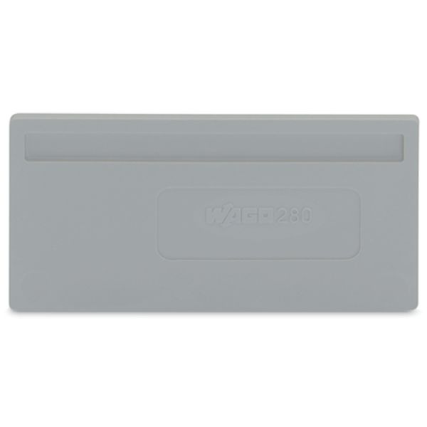 Separator plate 2 mm thick oversized gray image 2