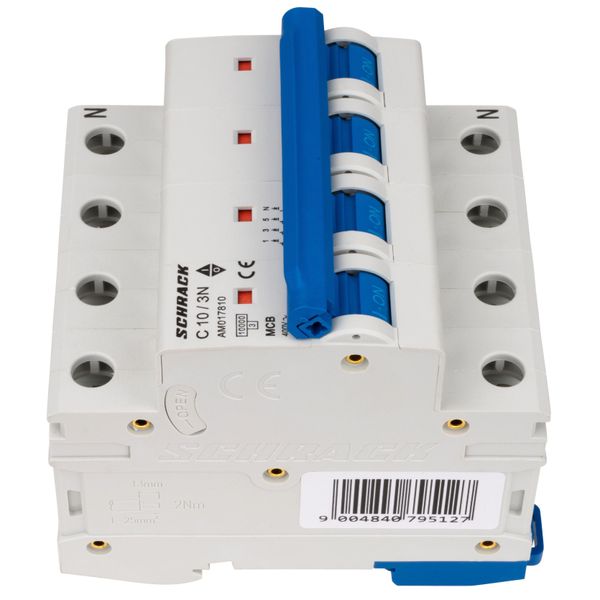 Miniature Circuit Breaker (MCB) AMPARO 10kA, C 10A, 3+N image 4