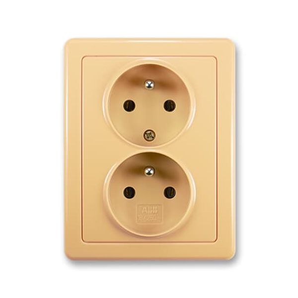 5512G-C02349 D1 Outlet double with pin ; 5512G-C02349 D1 image 1