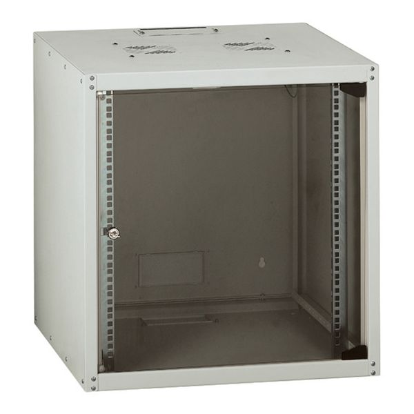 Linkeo2 fix 19 inches wallmount cabinet 18u image 1
