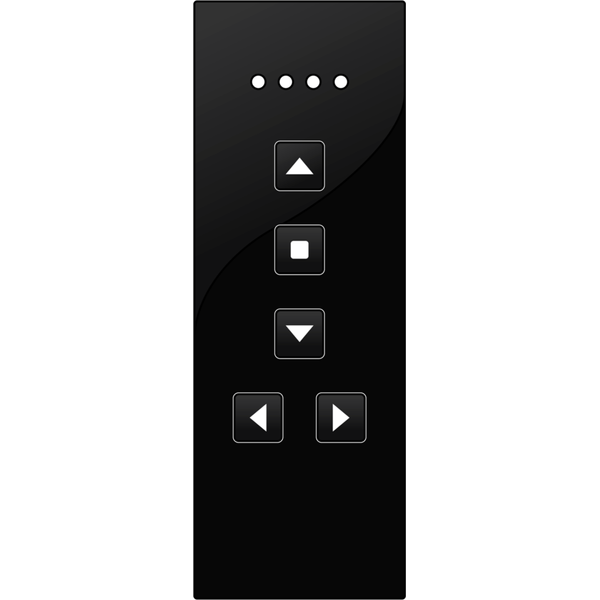 Remote control with 5 channels and 3 control keys image 2