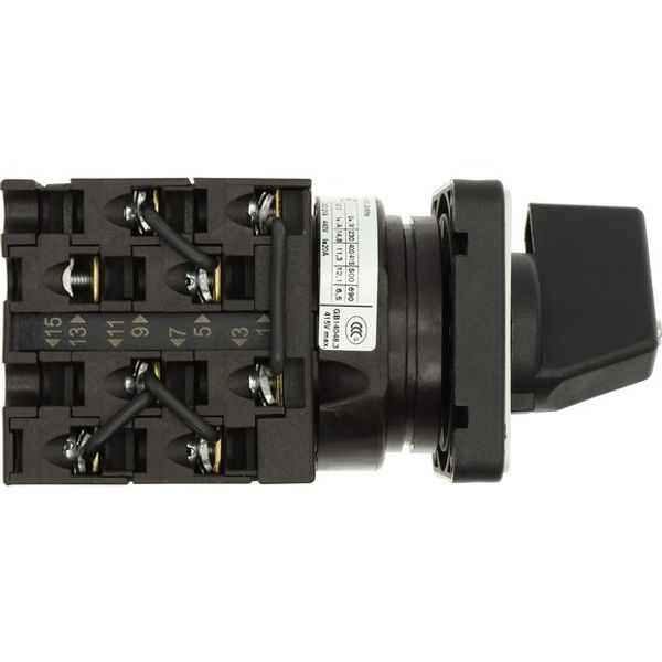 Star-delta switches, T0, 20 A, flush mounting, 4 contact unit(s), Contacts: 8, 60 °, maintained, With 0 (Off) position, 0-Y-D, Design number 8410 image 8