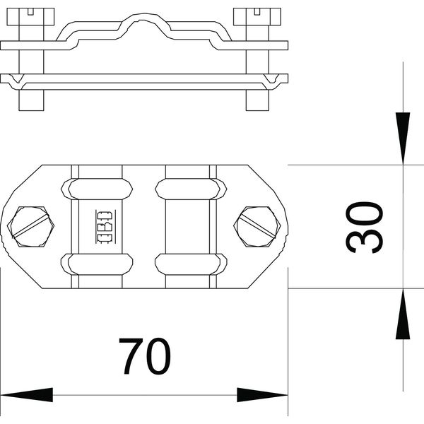 233 A VA Separating piece  8-10mm image 2