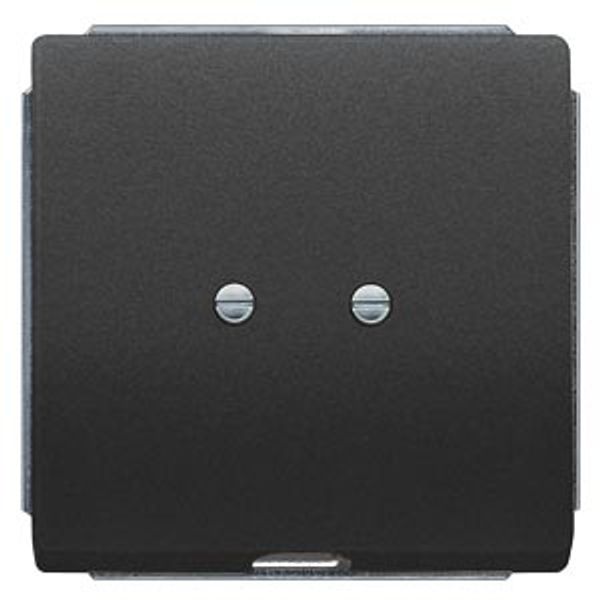 DELTA style,Outlet Cables Cover,Antracite Cosso image 1