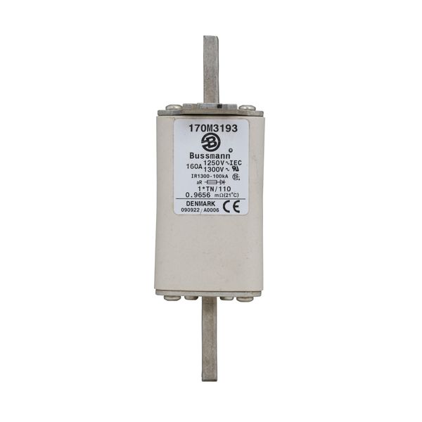 Fuse-link, high speed, 160 A, AC 1250 V, compact size 1, 45 x 58 x 138 mm, aR, DIN, IEC, type T indicator image 6