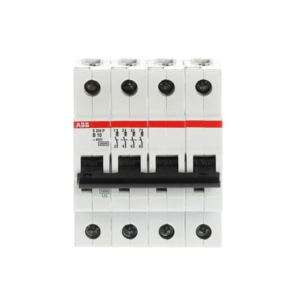 S204P-B10 Miniature Circuit Breaker - 4P - B - 10 A image 5