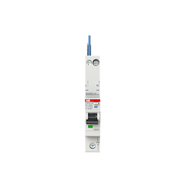 DSE201 M B32 AC30 - N Blue Residual Current Circuit Breaker with Overcurrent Protection image 3