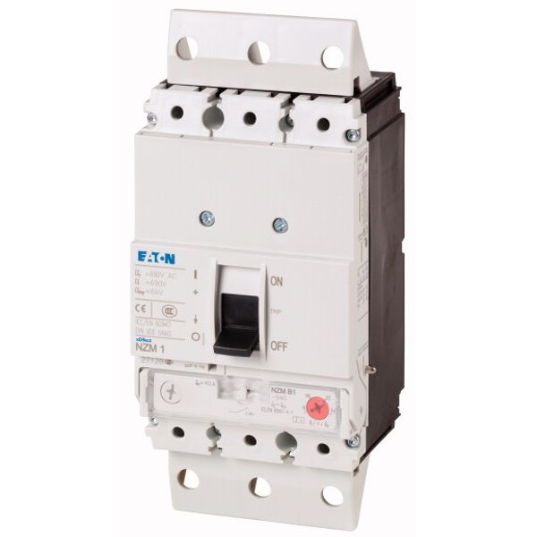 Circuit-breaker, 3p, 63A, plug-in module image 1