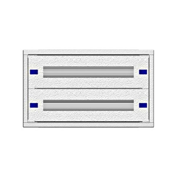 Flush-mounted distribution board 2U-7K, H:410 W:590 D:250mm image 1